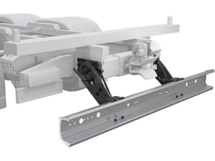 VBG zábrana proti podjetí sklopná EUF 180 305 - Scania/MAN- U profil - stříbrná